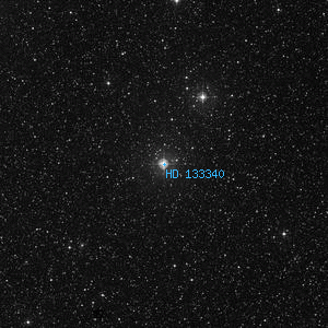 DSS image of HD 133340