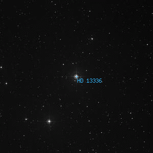 DSS image of HD 13336