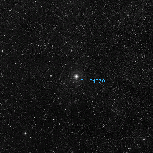 DSS image of HD 134270
