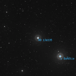 DSS image of HD 134335