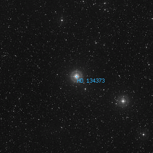 DSS image of HD 134373