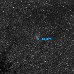 DSS image of HD 136359