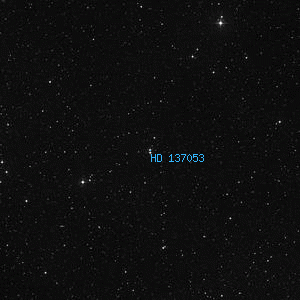 DSS image of HD 137053