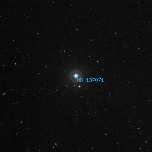 DSS image of HD 137071