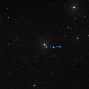 DSS image of HD 137389