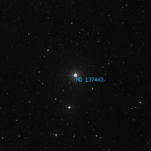 DSS image of HD 137443
