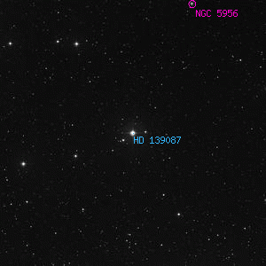 DSS image of HD 139087