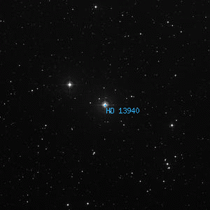 DSS image of HD 13940