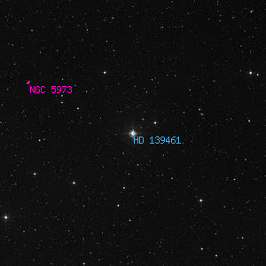 DSS image of HD 139461