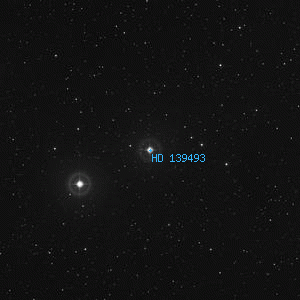 DSS image of HD 139493