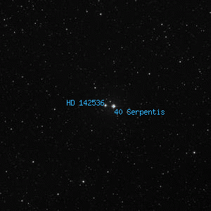 DSS image of HD 142536