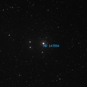 DSS image of HD 143584
