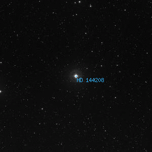 DSS image of HD 144208