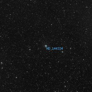 DSS image of HD 144334