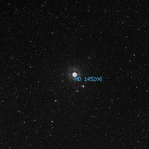 DSS image of HD 145206