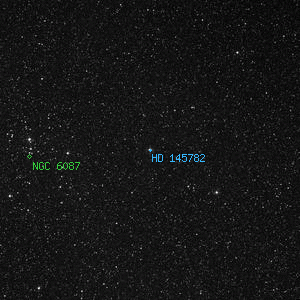 DSS image of HD 145782
