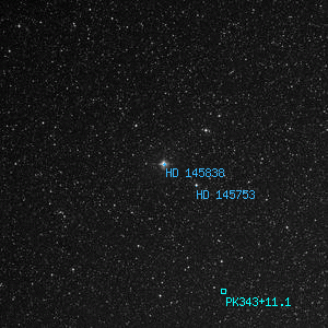 DSS image of HD 145838