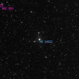 DSS image of HD 14622