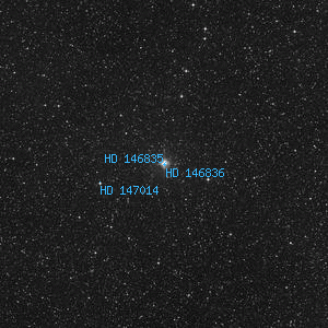 DSS image of HD 146836