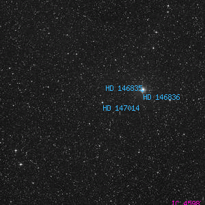 DSS image of HD 147014