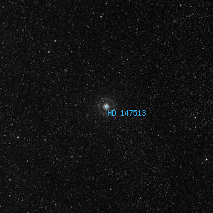DSS image of HD 147513