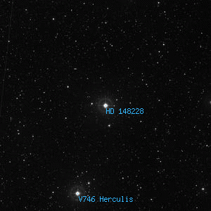 DSS image of HD 148228