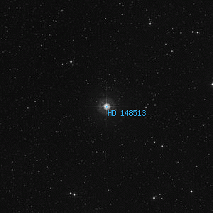 DSS image of HD 148513