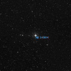 DSS image of HD 148604