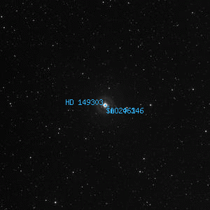 DSS image of HD 149303