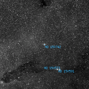 DSS image of HD 150742
