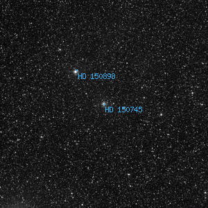 DSS image of HD 150745