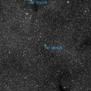 DSS image of HD 150928