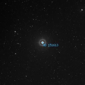 DSS image of HD 151613