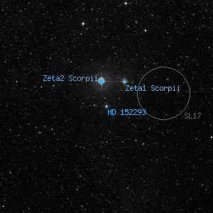 DSS image of HD 152293