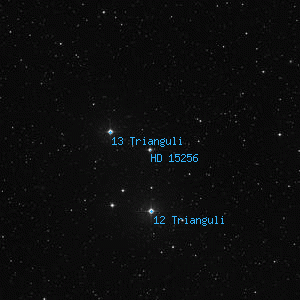 DSS image of HD 15256