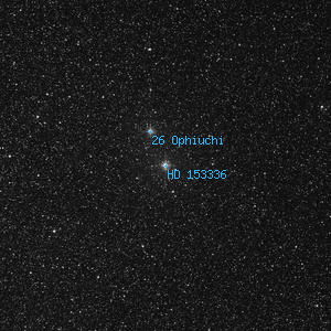 DSS image of HD 153336