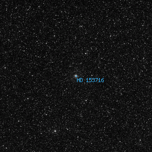 DSS image of HD 153716