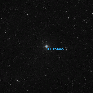 DSS image of HD 154445