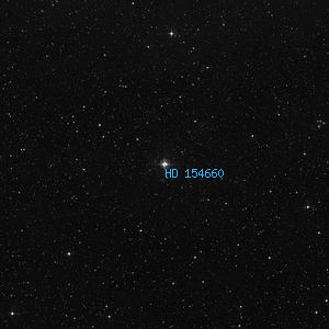 DSS image of HD 154660