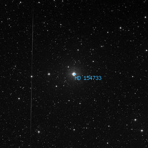 DSS image of HD 154733