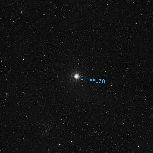 DSS image of HD 155078