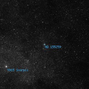 DSS image of HD 155259