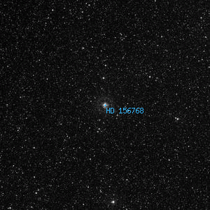 DSS image of HD 156768