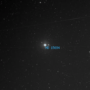DSS image of HD 15694