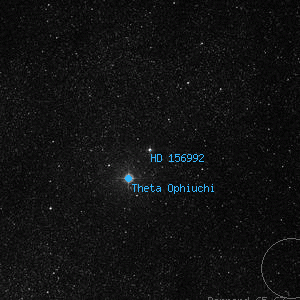 DSS image of HD 156992