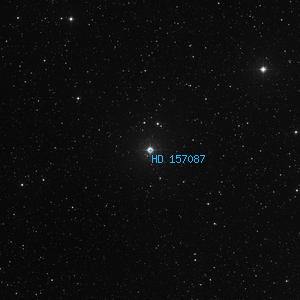 DSS image of HD 157087