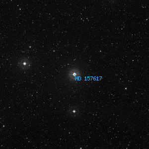 DSS image of HD 157617