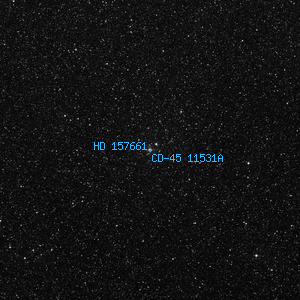 DSS image of HD 157661