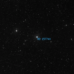 DSS image of HD 157740