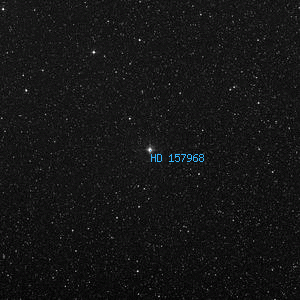 DSS image of HD 157968